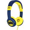 OTL Technologies Batman Bat Signal JUNIOR Cuffia, cablata, per bambini (prodotto con licenza ufficiale), blu