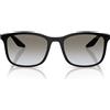 Prada Occhiali da Sole PSA08S 1AB0A7 Linea Rossa Nero/Grigio Sfumato Unisex