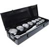 BGS SET 15 CHIAVI CHIAVE CRICCHETTO CON BUSSOLE DA 1" 25mm DA 36 A 80 MM + PROLUNGHE