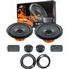 Hertz DSK165.3 Casse Altoparlanti Anteriori a 2 vie Fiat Panda 169 Dal 2003 2012