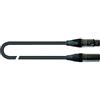 QUIK LOK - JUST/MF-10 SL, Cavo Microfonico Quik Lok JUST, XLR Maschio/XLR Femmina, Connettori SL Silver, Lunghezza 10 mt, Colore Nero