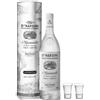 Nardini Grappa Bianca 1 lt Con Due Bicchieri