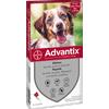 Bayer Div. Animale Advantix Spot-on Per Cani Oltre 10 Kg Fino A 25 Kg 4 pipette