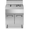 Friggitrice a Gas 13+13 Lt Linea 70 su Mobile Professionale