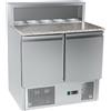 Banco Pizza PS900 Saladette 2 Porte Con Piano In Granito