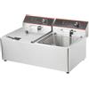 Friggitrice Elettrica Doppia 6+6 lt da banco