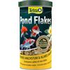 TETRA 1 litro Tetra Pond Flakes Mix di Mangime Completo in Scaglie Fiocchi per Carpe Koi Pesci Rossi da Laghetto Stagno