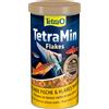 TETRA 1 litro TetraMin Flakes Mangime Completo in Mix di Fiocchi Scaglie con Nutrienti di Alta Qualità per Tutti i Pesci Tropicali d'Acqua Dolce da Acquario