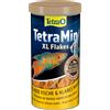 TETRA 1 litro TetraMin XL Flakes Mangime Completo in Mix di Fiocchi Scaglie con Nutrienti di Alta Qualità per Pesci Tropicali di Taglia Grande da Acquario di Acqua Dolce