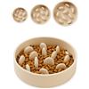 Flamingo Ciotola anti ingozzamento - Ciotole per cani - Ø14,5cm - 410ml - Flamingo Slow Feeder Greni Beige