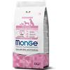 Monge Natural Superpremium Puppy and JUNIOR Pork, Rice and Potatoes, cibo per cani per tutte le razze (cibo secco per cani con maiale, riso e patate, molto ricco di fibre e vitamine, 2,5 kg)