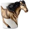 SKIPPI Tazza Cavallo, 270 ml, Manico Testa di Cavallo 3D