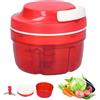 Alleshelfer taglia cipolla, vegetable chopper, tritatutto manuale a corda, tritatutto manual, tagliaverdure per la casa, design con cordoncino, manuale per verdure, frullatore per carne, utensili da cucina