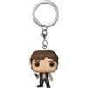 Funko Pop! Keychain: Star Wars - Han Solo- Mini Figura in Vinile da Collezione Novità Portachiavi - Riempitivi per Calze - Idea Regalo - Merchandising Ufficiale - Movies Fans - Minifigure