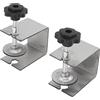 Generic 2 Pz Morsetti per pannello Hardware per armadio Jig Cassetto Morsetti di montaggio per cassetto anteriore Morsetti per la lavorazione del legno Morsetti per cassetti per montaggio a pannello frontale