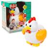 GIOCHI PREZIOSI S.P.A. Giochi Preziosi Primì Gallina Trainabile Con Corda con Melodia E Luci