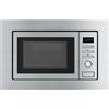SMEG FMI020X Forno a Microonde da incasso, Estetica Universale, Inox, 20 Litri