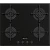 SMEG PV264B Piano cottura Gas 60 cm Estetica Selezione Cristallo Nero