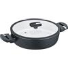 Berndes Balance Induction B.Nature Padella con Coperchio, Alluminio, 28 cm