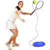 topolenashop Palla da Rimbalzo per Allenamento Tennis Trainer Solo con Corda Elastica Base Zavorrabile Pallina Inclusa Attrezzo per Migliorare Abilità Coordinazione Esercizio