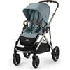 CYBEX Passeggino Gold GAZELLE S, dalla nascita a circa 4 anni, max. 22 kg (modalità singola) / 2x 22 kg (modalità duo), sistema all-in-1 con 20+ configurazioni, Stormy Blue