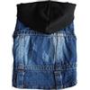 Happyyami Giacca di Jeans Cappotto Cane Cappottino Cane Cappottino per Cane Cappotti Cane Vestitino Cane Vestito per Cani Bassotto Vestiti per Animali Domestici Abbigliamento per Cani Black