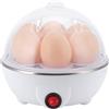 Tissting Cuociuova Elettrico 350 W Cuociuova Multifunzione Cuociuova in Acciaio Inox Bollitore per Uova Cucina Domestica Elettrodomestici da Ristorante(220V)