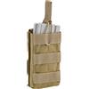 DEFCON 5 Tasca porta caricatore singolo calibro 5.56 ad estrazione rapida colore coyote tan - Defcon5 (D5-M4S CT)