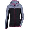 killtec Bambine e ragazze Giacca Powerstretch con cappuccio KOS 167 GRLS FLX JCKT, jeansblau, 176, 42980-000