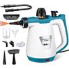 KingSom Pulitore a Vapore Portatile, Pistola a Vapore per Pulire, pulitore vapore casa, Pulitore a Vapore Multiuso con 9 Accessori per Rimuovere le Macchi,Vaporetto per Divani e Tessuti