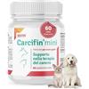 PETS Dolfos Dolfos Carcifin 60 Mini Compresse, Integratori per Cani Supporto Oncologico con Curcumina e Quercetina, Integratori per Cani Terapia Antitumorale e Sistema Immunitario