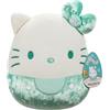 Squishmallows Peluche originale di Hello Kitty and Friends per il 50° anniversario, 20,3 cm, ufficiale Jazwares 2024 (verde acqua)