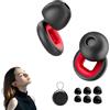 Yagerod Artevive Moto Earplugs-27 Db, Artevive Earplugs, Tappi Orecchie Moto Artevive, Super Soft Reusable Noise-Reducing Earplugs,Wind Noise & Ear Ringing Reduction (Red, One Size)