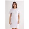 Intimissimi Camicia Da Notte Manica Corta Sophisticated Allure Bianco