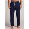 Intimissimi Pantalone Lungo In Lino E Cotone Blu