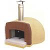 Linea VZ Etna - Forno a legna da esterno con piano cottura Ø 85 cm - Capacità cottura 3 pizze