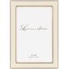 Lawrence Frames Metal Frame, Polished Enamel, Ivory, 4x6