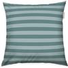 TOM TAILOR Herding TOM TAILOR Copricuscino Renforcé, 40x40 cm, 100% Cotone/Renforcé, Con Cerniera Colorata, STRIPES MEDIUM Turchese (Fresh Sage & Smokey Sage)