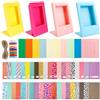 JABNOW Mini Cornici per Foto Con 40 Fogli Adesivi Colorati per Cornici di Foto e 10 Cornici Colorate in Carta, Compatibile Con Fujifilm Instax Mini 11 9 8 70 7s 90 26 Pellicola Per Fotocamera Istantanea