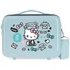 Hello Kitty You are Cute Borsa da toilette in ABS adattabile, 29x21x15 cms, Azul