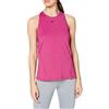 Nike W NP Tank all Over Mesh, Canottiera Sportiva Donna, Gunsmoke/(Black), XL