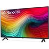 LG NanoCell 43'' Serie NANO82 43NANO82T6B, TV 4K, 3 HDMI, SMART TV 2024
