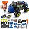 Pup Go Auto 3-in-1 Smontabile per Ragazzi di 3 4 5 6 7 8 Anni, 43 Pezzi con Trapano Elettrico, Giocattolo Camion da Costruzione, Costruisci la Tua Auto, Regalo Giochi Ideale per Bambini (Arancione)