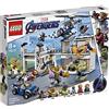 LEGO Super Heroes Avengers: Battaglia nel Quartier Generale, Figure di Thanos e Hulk, Minifigure di Iron Man, Captain Marvel e Nebula, 8+ anni 76131