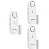 TechRise Allarme Casa Senza Fili Allarme Antifurto Sensore Allarme Porta, 3 Impostazioni Volume Antifurto Casa Con Campanello, Installazione Rapida Per Casa/Appartamento/Garage (3 PCS)