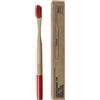 Spazzolino bamboo medium rosso