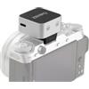 ZENIKO ZΕΝΙΚΟ ZF04 Flash da fotocamera, flash fotografico con 2 livelli di potenza, ricarica di tipo C, attacco universale per slitta a contatto caldo, 372 flash a piena potenza per fotocamere argento