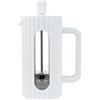 Café Olé Ciao 3 Cup Cafetière, garza in acciaio inox, French Press, bianco