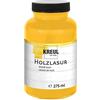 Kreul 78202-Mordente Acrilico Alta intensità di Colore, Barattolo di plastica da 275 ml in Giallo Sole, per Legno Grezzo e Naturale, fluente-Vernice liquida a Base d'Acqua, Sunny Yellow