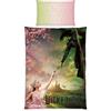 Herding, Biancheria da Letto Wicked, Federa Circa 65 x 100 cm,Copripiumino Circa 160 x 210 cm, Con Cerniera e Motivo Reversibile, 100% Cotone/Renforcé